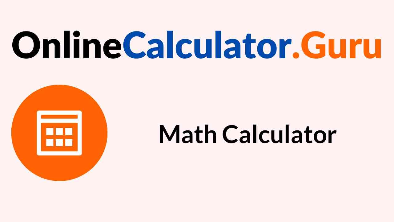 Percent To Decimal Calculator